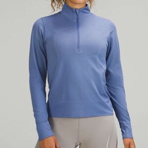 Lululemon Swiftly Relaxed Half Zip Black Waterdrop 10